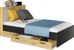 Lenart - Postelja Qubic QB-11 - 120x200 cm