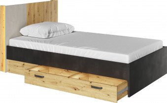 Lenart - Postelja Qubic QB-11 - 120x200 cm