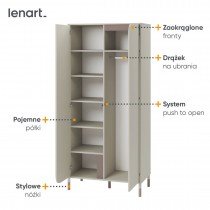Lenart - Garderobna omara Harmony HR-01