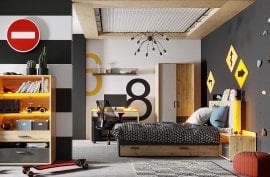 Mladinska soba Qubic - 1 sestav