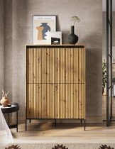 Lenart - Dnevna soba Trend - artisan hrast/črna