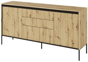 artisan hrast/črna