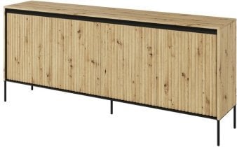 artisan hrast/črna