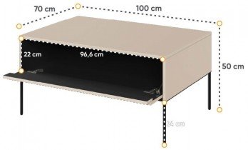 Lenart - Klubska miza Trend TR-09