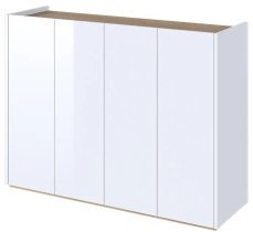 Lenart - Komoda Easy EA-02 - beli sijaj/skandi hrast