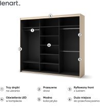 Lenart - Garderobna omara Trend TS-02 - bež