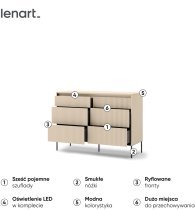 Lenart - Komoda Trend TS-06