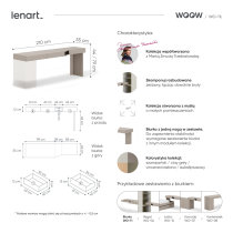 Lenart - Pisalna miza Woow WO-11L - leva