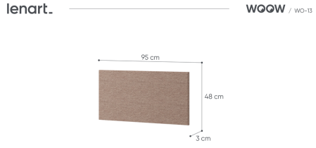 Lenart - Panel za posteljo Woow WO-13
