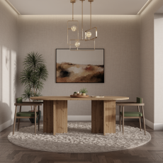 Jedilna miza Loen 90x204 cm - artisan hrast