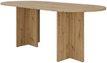 Stolarz-Lempert - Jedilna miza Loen 90x204 cm - artisan hrast
