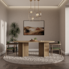 Jedilna miza Loen 90x204 cm - cremona hrast