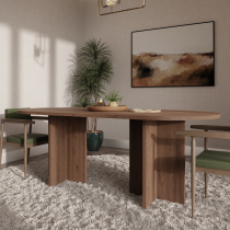 Stolarz-Lempert - Jedilna miza Loen 90x204 cm - okapi oreh