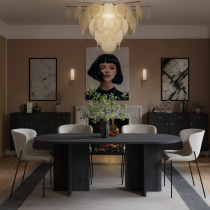 Stolarz-Lempert - Jedilna miza Loen 90x204 cm - jesion portland
