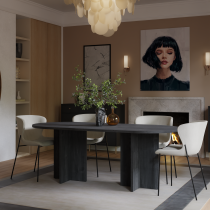 Stolarz-Lempert - Jedilna miza Loen 90x204 cm - jesion portland