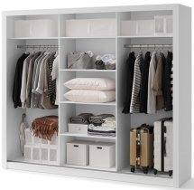 Lenart - Garderobna omara Idea ID-01 - bela