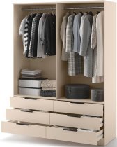 Lenart - Garderobna omara Avera AV01 - desert sand