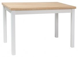 Signal - Jedilna miza Adam 100 cm - hrast/bela