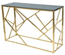 Konzolna miza Escada C- zlata, 120x40 cm