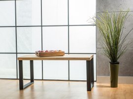 Signal - Jedilna miza Umberto - trden hrast,120x80