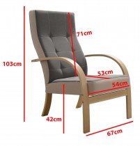 Sedežne garniture PKMebel - Fotelj 129