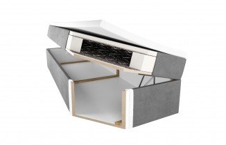 Sedežne garniture PKMebel - Boxspring postelja 57 - 90x200 cm