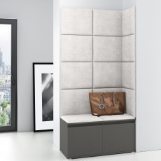 Komplet za hodnik Emi 2 -  grafit