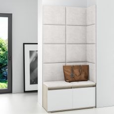 Komplet za hodnik Emi 2 - sonoma/bela