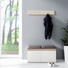 Komplet za hodnik Emi 5 - sonoma/bela