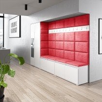 PKMebel - Komplet za hodnik z ogledalom Emi 9 - bel