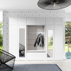 Komplet za hodnik Emi 17 - bel