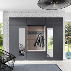 PKMebel - Komplet za hodnik Emi 17 - grafit