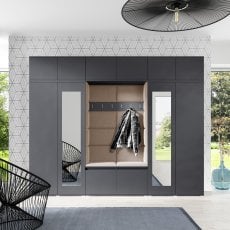 PKMebel - Komplet za hodnik Emi 17 - grafit