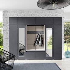 PKMebel - Komplet za hodnik Emi 17 - grafit