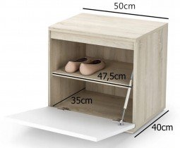 PKMebel - Komplet za hodnik Emi 17 - grafit
