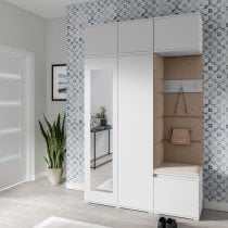 PKMebel - Komplet za hodnik Emi 18 - bela