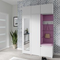 PKMebel - Komplet za hodnik Emi 18 - bela