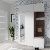 PKMebel - Komplet za hodnik Emi 18 - bela
