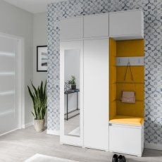 PKMebel - Komplet za hodnik Emi 18 - bela