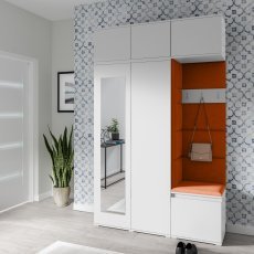 PKMebel - Komplet za hodnik Emi 18 - bela