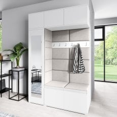 Komplet za hodnik Emi 21 - bel