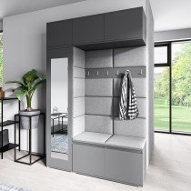 PKMebel - Komplet za hodnik Emi 21 - grafit