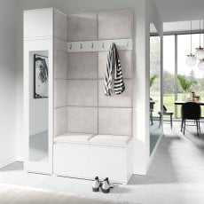 Komplet za hodnik Emi 22 - bela