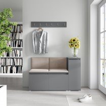 PKMebel - Komplet za hodnik Emi 25 - grafit