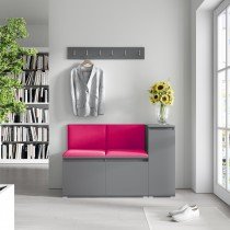 PKMebel - Komplet za hodnik Emi 25 - grafit