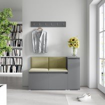 PKMebel - Komplet za hodnik Emi 25 - grafit