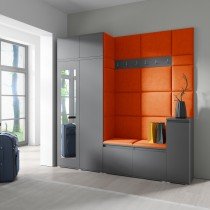 PKMebel - Komplet za hodnik Emi 26 - grafit