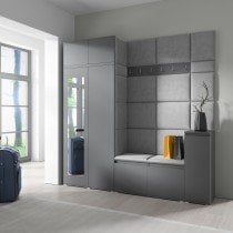 PKMebel - Komplet za hodnik Emi 26 - grafit
