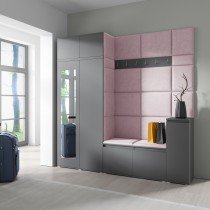 PKMebel - Komplet za hodnik Emi 26 - grafit