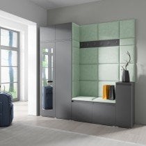 PKMebel - Komplet za hodnik Emi 26 - grafit